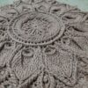 Persian Handmade Macrame Floor Rug - Perfect Piece for Minimalist and Bohemian Interiors