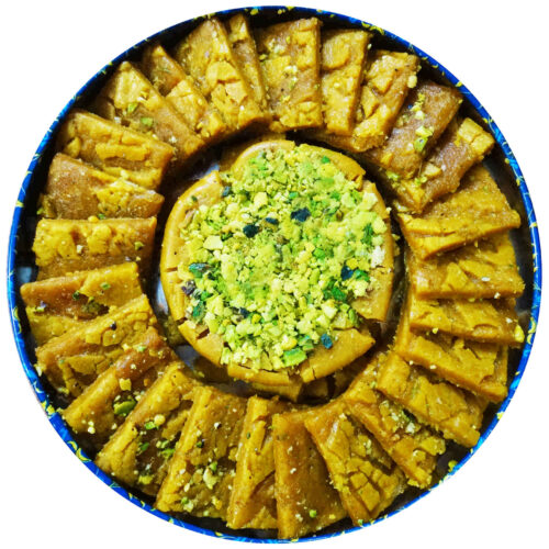 Persian Pistachio Sohan – Rich Nutty Brittle with Buttery Texture, Traditional Sweet for Tea Time – 500g (2x)