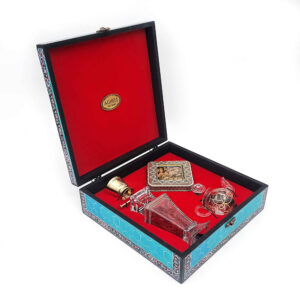Luxury Saffron Housewarming Gift Set – 5g with Teapot & Mortar – Authentic Iranian