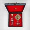 Luxury Saffron Housewarming Gift Set - 5g with Teapot & Mortar - Authentic Iranian