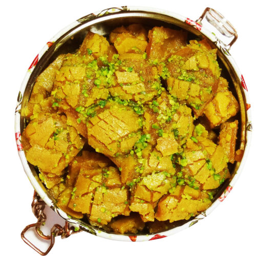 Persian Sohan Cubes – Saffron & Rosewater Brittle Bites with Crisp Sweet Texture, Ideal for Gifting – 400g (3x)