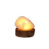 Persian Salt Rock Lamp for Natural Wellness – Elevate Your Space with Wooden Stand