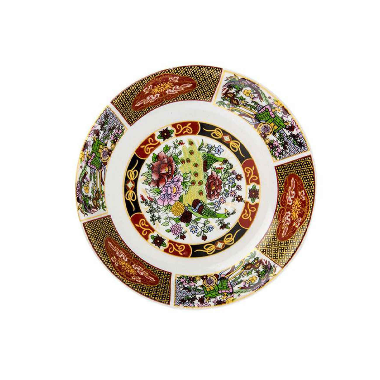 Persian Tea Saucer – Inspired by the Rich Tradition of Iran with Peacock Design (X6)