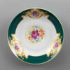 Persian Tea Saucer - Porcelain Chic & Lux with Flower Design (Set of 6)