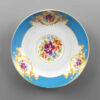 Persian Tea Saucer - Porcelain Chic & Lux with Flower Design (Set of 6)