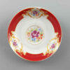 Persian Tea Saucer - Porcelain Chic & Lux with Flower Design (Set of 6)