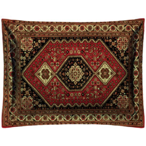 Persian Velvet Pillowcase with Classic and Luxurious Carpet Pattern (Pack of 2)
