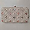 Persian Women’s Clutch Bag - Suzani Embroidery in Golden Suitable for Party & Celebration