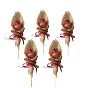 Persian Yalda Gift – Pomegranate Design & Hafez Divination (2 Pack of 5 )