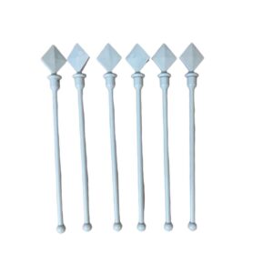 Plastic Bar Spoon – Suitable for Mixing Drink Pack of 6