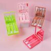 Portable Cosmetic Brush Set with Mirror – Perfect for Everyday and Travel