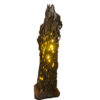 Sculptural Rustic Wooden Log Table Lamp – Natural Decorative Accent