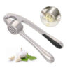 Manual Garlic Press Stainless Steel - Rust-Resistant and Dishwasher Safe