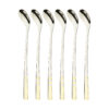 Steel Bar Spoon - Suitable for Mixing Drink & Syrup Pack of 6