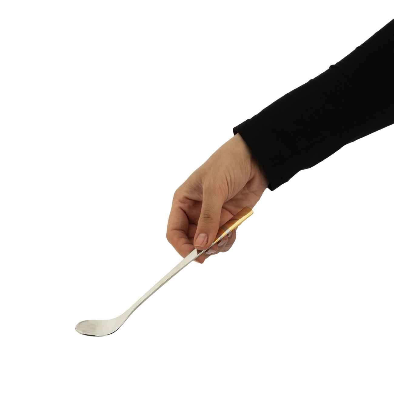 Steel Bar Spoon – Suitable for Mixing Drink & Syrup Pack of 6