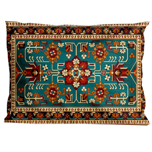 Traditional Persian Pillowcase - Carpet Design for Stylish Living (Pack of 2)