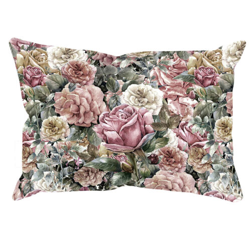 Vintage Floral Pillowcase - Soft & Stylish, Double-Sided Cotton
