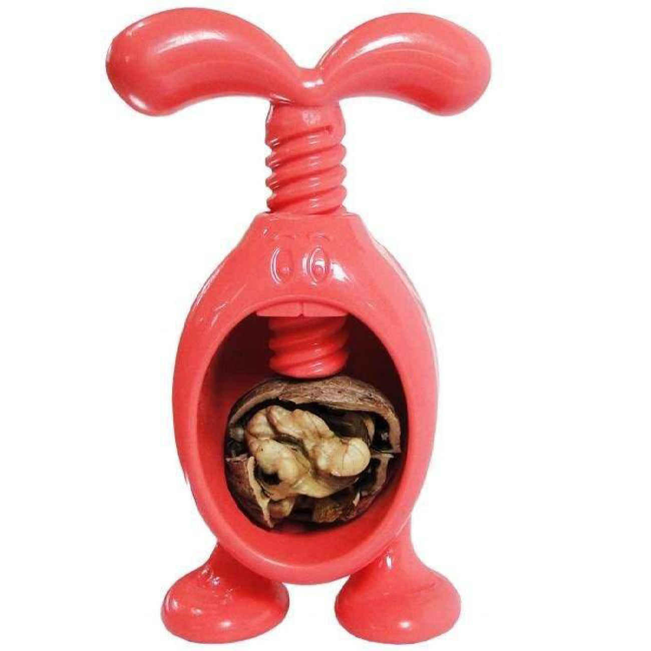 Twist-Handle Screw Nutcracker – Ergonomic Nut Cracker Tool for Walnuts & Hard Shell Nuts