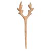 Wooden Hair Stick Handcrafted with Horn Deer Design – Perfect for Everyday Styling