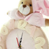 Wooden Nursery Wall Clock - Perfect for Children’s Room with Bear Design