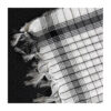 Cotton & Silk Keffiyeh – Elegant Checkered Arabic Scarf for Men & Women
