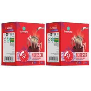 100% Arabica Drip Coffee for Home Brewing – Aromatic and Sweet | Bonmano Noresca (5 Pack of 6)