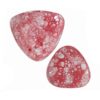 Ceramic Dinnerware Plate - Dishwasher Safe with Bubble Art & Modern Abstract Design (Set of 2)
