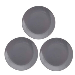 Ceramic Dinnerware Plate – Perfect for Everyday Occasions and Dishwasher Safe (Set of 3)