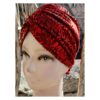 Woman's Turban in Chic and Stylish Stretch Sequin Fabric, Perfect for Ceremonies and Parties