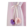 Chiffon Bed Canopy with Delicate Floral Design for a Romantic Bedroom Upgrade