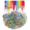 Classic Glass Marbles - Nostalgic Iranian Toy 50 Pcs in a Pack Different Color