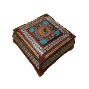 Classic Wooden Khatam Kari Candy Bowl – A Blend of Functionality and Artistry