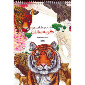 Coloring Book – Big Cats by Razieh Amiri