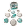 Concrete Haft Seen - Suitable for Nowruz with Pearl Design Set of 10