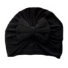 Cute and Stylish Baby Turban with a Black Bow Tie – Soft & Warm to Protec Baby