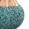 Decorative Copper Bottle Persian Artisan-Crafted Prominent Turquoise Inlay Design