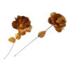 Handcrafted Copper Rose Flower – Ideal for Gifts & Home Decor – Floral Art (x10)