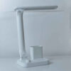 Architectural Metal Desk Lamp with Organizer – Minimalist Task Light