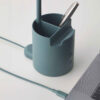 Modern Metal Desk Lamp with Organizer – Architectural Task Light