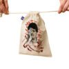 Drawstring Cotton Storage Bag - Perfect for Organizing with Shajarian Design