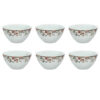 Durable Melamine Bowl - For Serving Yogurt, Soup, Ash, Salad and Side Dishes (Set of 6)