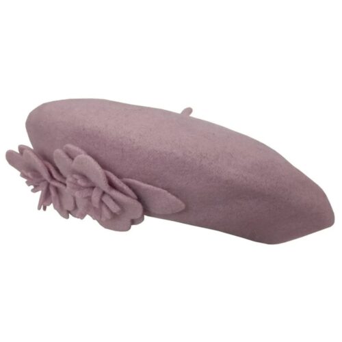 Women's Felt Beret in Wool with Classic Fashion Style