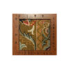 Hand-Knotted Persian Tribal Rug (Khorasan Floral Medallion) - Black Wool