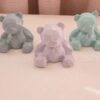 Geometric Teddy Bear Cubism Figurine - Artistic Cubism Decor Idea (Set of 2)
