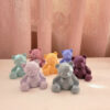 Geometric Teddy Bear Cubism Figurine - Artistic Cubism Decor Idea (Set of 2)