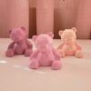 Geometric Teddy Bear Cubism Figurine - Artistic Cubism Decor Idea (Set of 2)