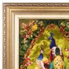 Hand-Knotted Persian Pictorial Rug from Tabriz – Stunning Peacocks