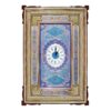 Handcrafted Persian Wooden Wall Clock - Khatam Marquetry Art