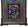 Handcrafted Persian Wooden Wall Clock - Khatam Marquetry Art, Model Yashm