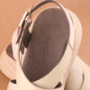 Hiking Sandal - Natural Leather Stylish Suitable for Walking in Cream